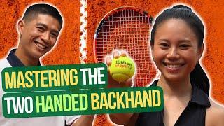 How to HIT a Two Handed BACKHAND