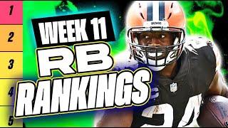  NEW Top 36 RB RANKINGS for Week 11 Fantasy Football  | Fantasy Football Rankings