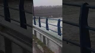 Las fuertes lluvias llenan el embalse de Cazalegas (I)