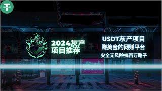 网赚 网赚兼职项目 赚美金的网赚平台 USDT套利最稳方法 最火爆的项目 时间自由