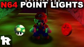Real-time point lights in SM64! Nighttime Bob-omb Battlefield Demo