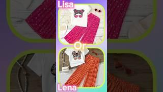  LISA OR LENA CLOTHES #lisaorlena #lisaorlenakoreanoutfit  #lisaorlenaclothes