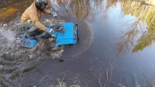 1986 Yamaha Moto 4 in the water.