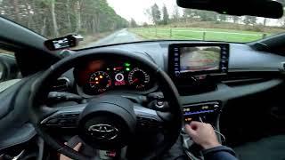 GR Yaris 0-100 km/h acceleration with Launch control and Flat-foot shifting