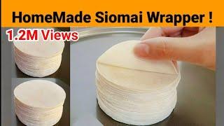 Homemade SIOMAI WRAPPER | How to Make Siomai Wrapper | Dumpling | Wonton | PINOY SIOMAI WRAPPER