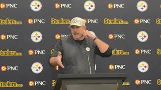 Steelers Offensive Coordinator, Arthur Smith Talks Steelers Offense and Chiefs 12/23/24