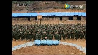 果敢同盟军战士合唱同盟军军歌 2 数百同盟军齐唱军歌 - MNDAA soldiers sang the military song