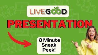 LiveGood Business Presentation: A Sneak Peek & Overview of the LiveGood Affiliate Program