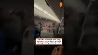 Karachi-Lahore Flight Faces Severe Turbulence, Pilot Returns Flight to Safety | News9