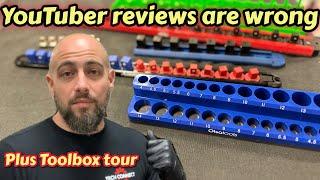 Mercedes Tech Toolbox tour tips and tricks featuring Olsa tools magnetic socket holders