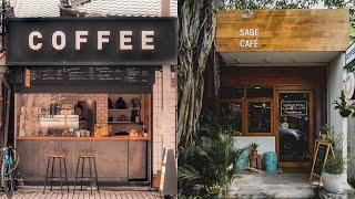 50 small cafe and coffee shop design ideas   #smallcafe #tinyshop #smallspace