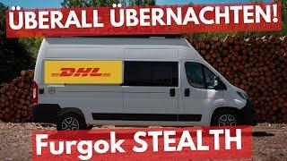 MIT WOHNMOBIL KOSTENLOS ÜBERALL ÜBERNACHTEN  Furgok XPACE 600 100% Real STEALTH CAMPERVAN