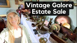 Vintage Galore: Estate Sale Treasures for Everyone, Shop with me!