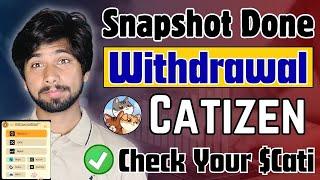 Catizen Airdrop New Update | Check Your $Cati Token, catizen airdrop withdrawal