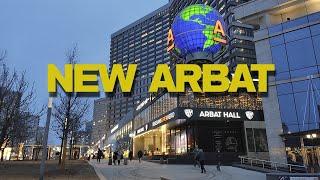 [4K] Walking on New Arbat. Virtual tour. Slow TV.