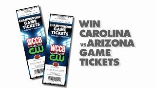 Watch WCCB News @ 10 TONIGHT to Win Carolina v Arizona Tickets!