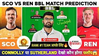 SCO vs REN Dream11, SCO vs REN Dream11 Prediction, Perth Scorchers vs Melbourne Renegades BBL Today