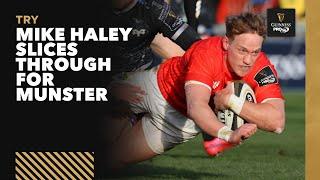 Mike Haley with great vision to put Munster ahead