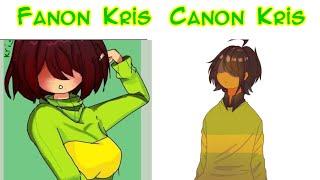 Fanon Kris Vs Canon Kris (Deltarune)