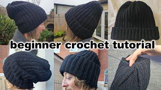 EASY CROCHET HAT TUTORIAL | 4in1 crochet hat | crochet hat pattern for beginners