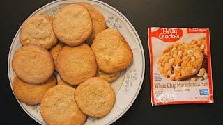 Betty Crocker White Chip Macadamia Nut cookie Mix | Cookie in 3 Easy steps