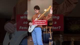 Which DROP Tuning Sounds Best? (Fender Strat) #shorts