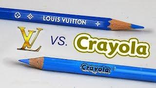 $1000 LUXURY COLOR PENCILS VS $1 CRAYOLA: Which Is Better?