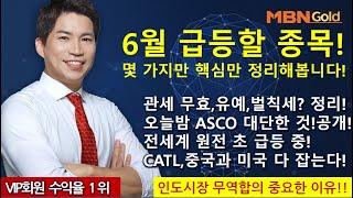 주도주마스터  최현덕대표(25.05.30)6월 급등할 종목!몇 가지만 핵심만 정리!관세 무효,유예,벌칙세? 정리!오늘밤 ASCO 대단한 것!공개!CATL,중국과 미국 다 잡는다!