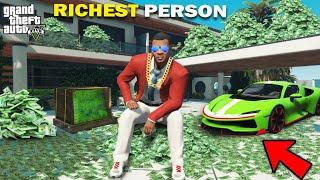 GTA 5 : Franklin Become The Richest Person Ever In Gta 5! (GTA 5 mods)