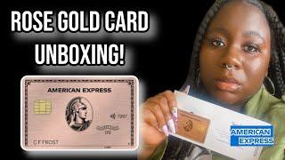 I GOT THE AMEX ROSE GOLD [UNBOXING]