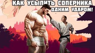 Как усыпить соперника одним ударом в шею!