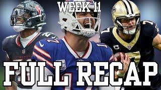 NFL Week 11 FULL RECAP