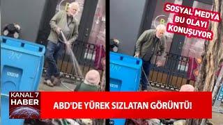 ABD'de Yürek Sızlatan Görüntü! Sosyal Medya Bu Olayı Konuşuyor