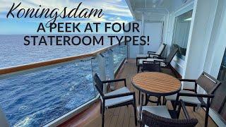 Koningsdam Staterooms!