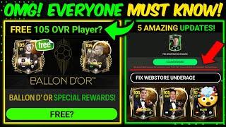 GLITCH! FREE 105 OVR Player & New Event Updates in FC Mobile | Mr. Believer