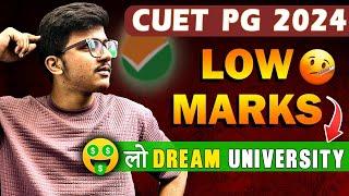 CUET PG 2024 | Best Universities with Low Marks |  Expected Cutoffs