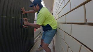 Post and rails fence installed for both neighbours - Buhay sa Australia