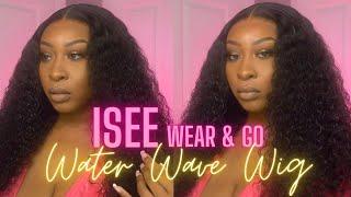 WEAR & GO‼️ $173 4x6 Water Wave Glueless Lace Wig Ft. ISEE HAIR | Amazon Wig Series