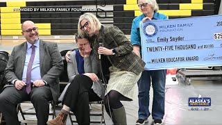 Nenana school teacher receives Milken Educator Award and $25,000