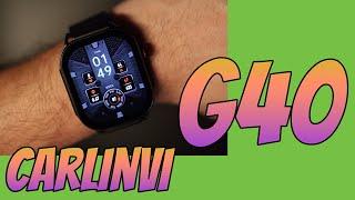 Take calls like a secret agent! | Carlinvi G40 Smart Watch