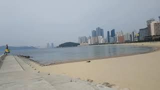 KOREA LANDSCAPE: Haeundae Beach, BUSAN, SOUTH KOREA.해운대 해수욕장