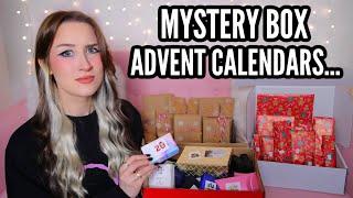 I Bought MYSTERY BOX ADVENT CALENDARS From Etsy...