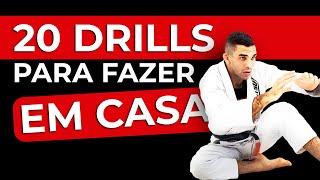 Jiu-Jitsu - 20 Drills pra você fazer sozinho na sua casa!