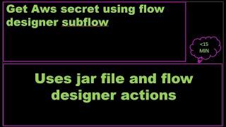 ServiceNow flow designer get Secret From AWS Secrets Manager