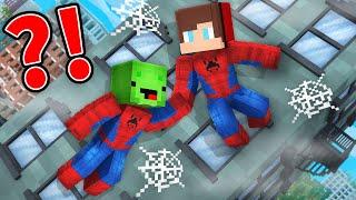 Mikey and JJ SPIDERMAN Saved The City in Minecraft (Maizen)