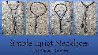 Simple Lariat Necklaces Intro