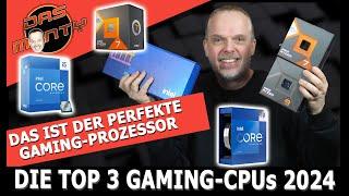 Die perfekte Gaming-CPU/Prozessor | Die Top 3 Gaming-CPUs 2024 | DasMonty