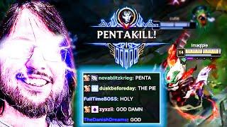 MY FIRST PENTA KILL THIS SPLIT! (IMAQTPIE'S INSANE REACTION)