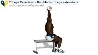 How To Do Dumbbells Triceps Extensions | Fit Nomads | Nomad Workout