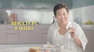 "I sleep well and wake up energised!" Irene Ang chooses Suntory Sesamin EX to sleep better